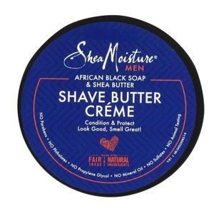 Shea Moisture Men African Black Soap & Shea Butter Shave Butter Creme Cream 6oz